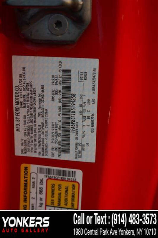 2019 Ford Mustang GT Premium