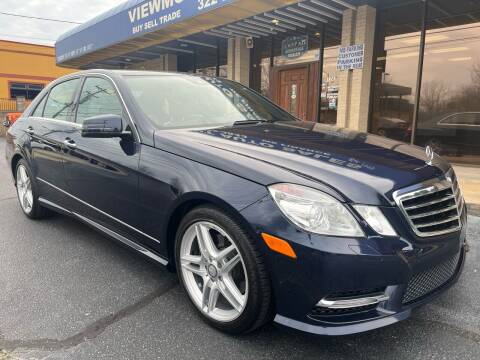2013 Mercedes-Benz E-Class for sale at Viewmont Auto Sales in Hickory NC