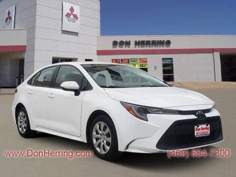 2020 Toyota Corolla for sale at DON HERRING MITSUBISHI in Irving TX