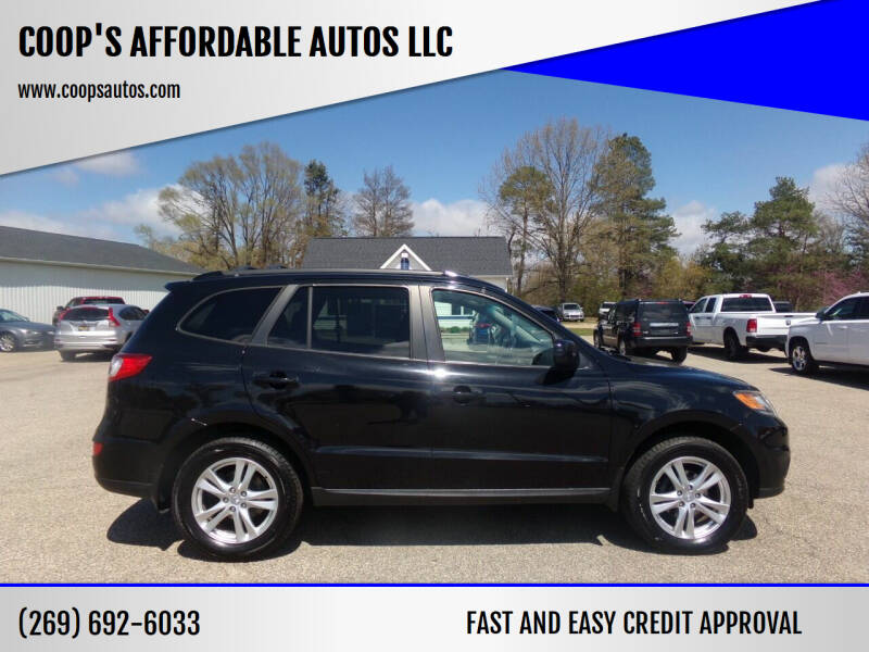 2012 Hyundai Santa Fe for sale at COOP'S AFFORDABLE AUTOS LLC in Otsego MI