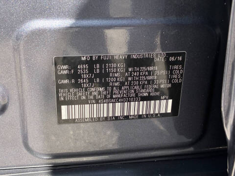 2017 Subaru Outback 2.5i Limited