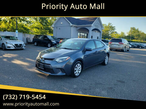 2015 Toyota Corolla for sale at Priority Auto Mall in Lakewood NJ
