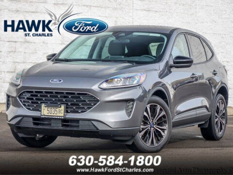 2022 Ford Escape for sale at Hawk Ford of St. Charles in Saint Charles IL