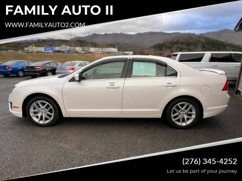 2012 Ford Fusion for sale at FAMILY AUTO II in Pounding Mill VA