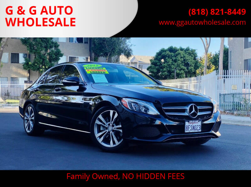 2015 Mercedes-Benz C-Class for sale at G & G AUTO WHOLESALE in North Hollywood CA