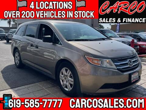 2013 Honda Odyssey for sale at CARCO SALES & FINANCE #3 in Chula Vista CA