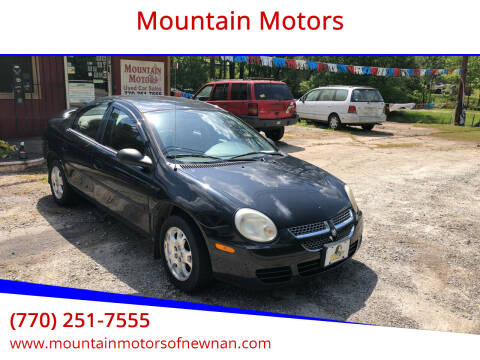 2005 Dodge Neon for sale at Mountain Motors in Newnan GA