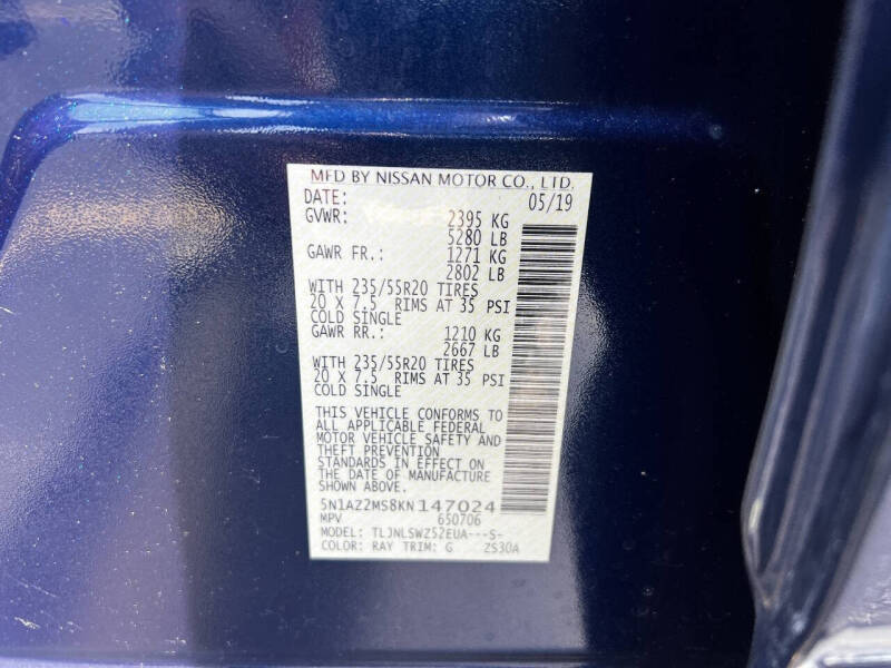 2019 Nissan Murano Platinum
