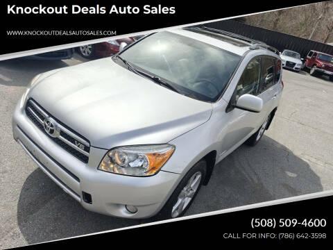 2008 Toyota RAV4 for sale at Knockout Deals Auto Sales in West Bridgewater MA