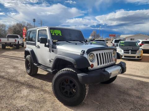 2012 Jeep Wrangler for sale at Canyon View Auto Sales in Cedar City UT