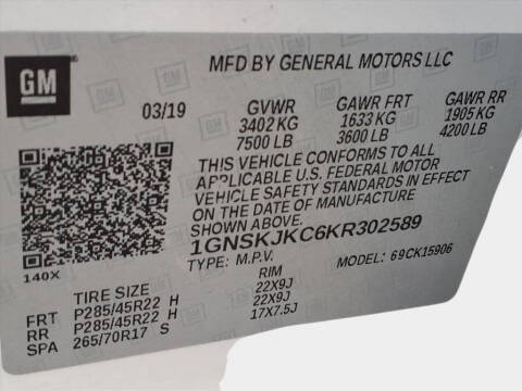 2019 Chevrolet Suburban Premier