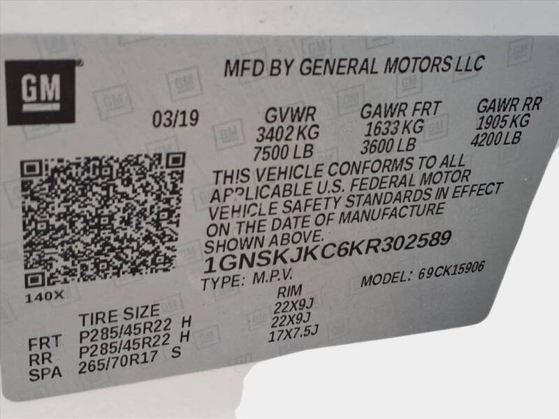 2019 Chevrolet Suburban Premier