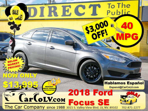 2018 Ford Focus for sale at The Car Company in Las Vegas NV