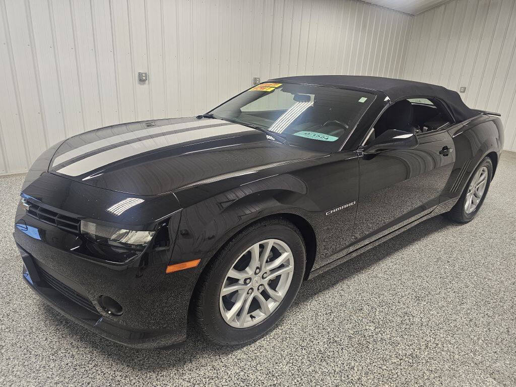 Black 2015 Chevrolet Camaro LT Convertible LT 2dr Convertible w/1LT 1