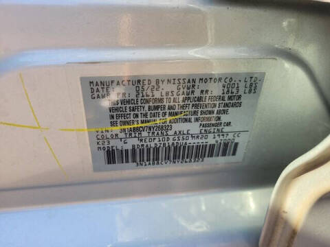 2022 Nissan Sentra SV