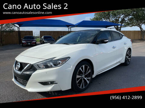 2018 Nissan Maxima for sale at Cano Auto Sales 2 in Harlingen TX