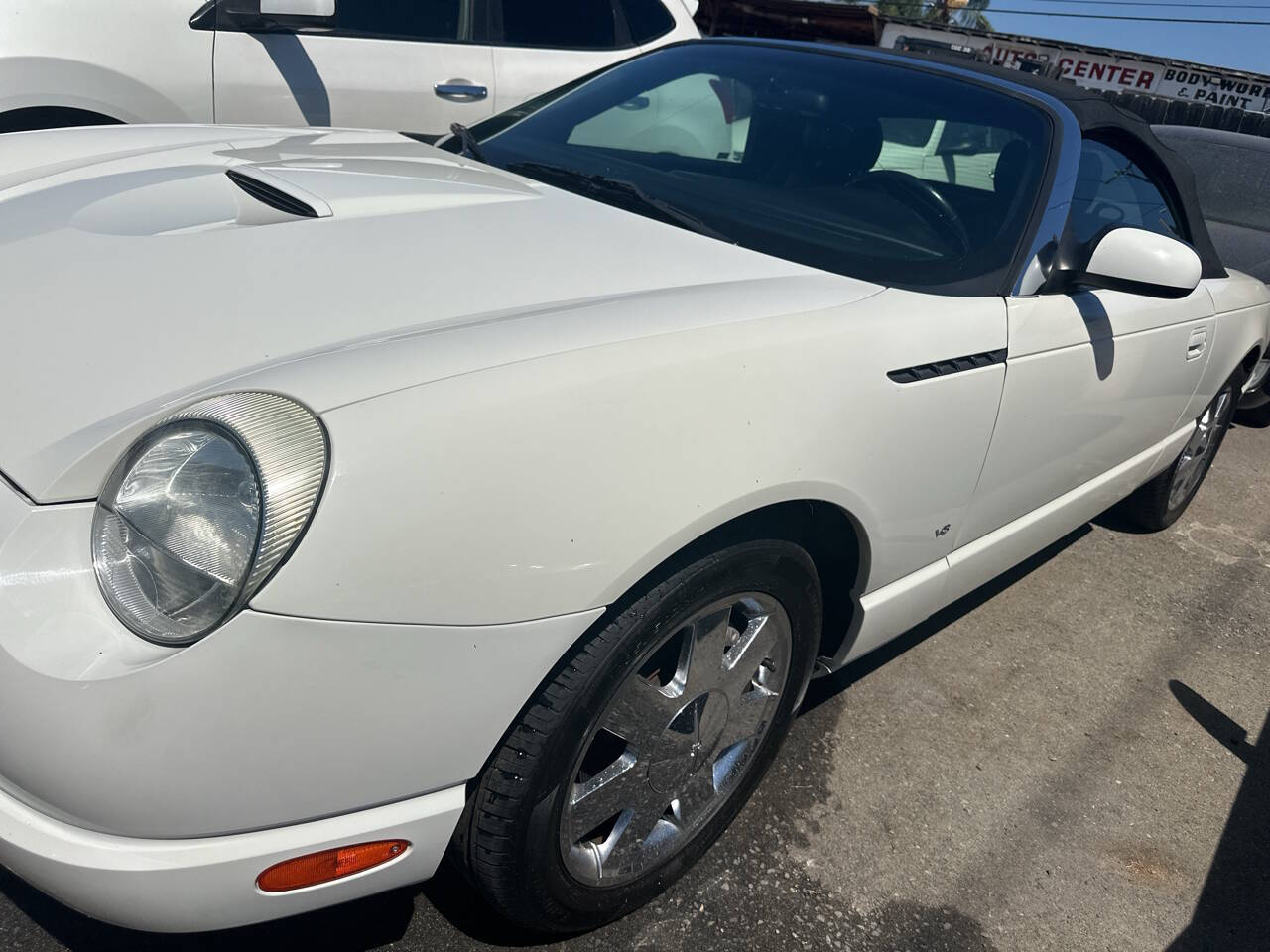 Off White 2003 Ford Thunderbird Deluxe Convertible Deluxe 2dr Convertible 2