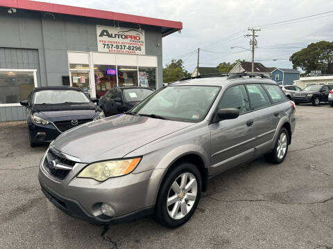 2009 Subaru Outback for sale at AutoPro Virginia LLC in Virginia Beach VA
