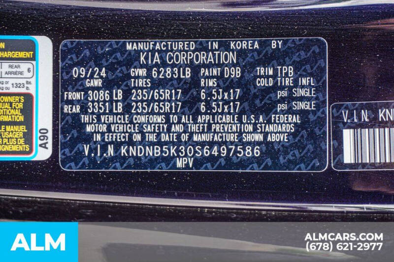 2025 Kia Carnival LXS