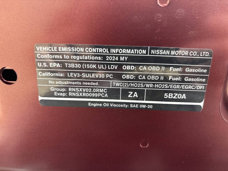 2024 Nissan Sentra SV