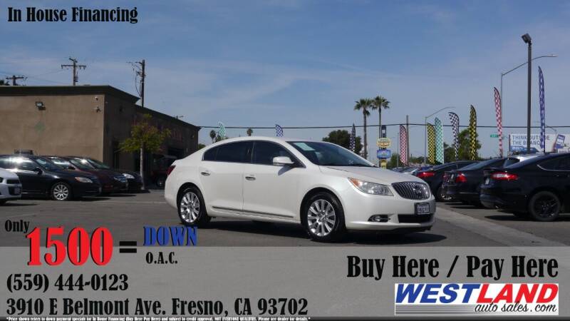 2013 Buick LaCrosse for sale at Westland Auto Sales in Fresno CA