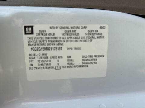 2002 Chevrolet G1500