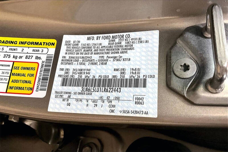 2020 Lincoln MKZ Hybrid Reserve