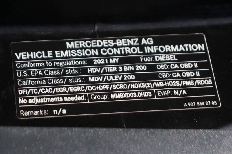 2021 Mercedes-Benz Sprinter 2500