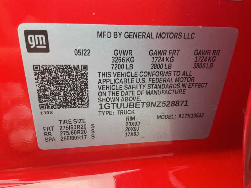 2022 GMC Sierra 1500