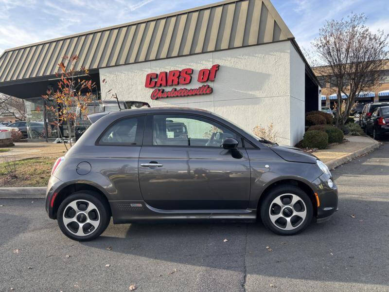 Gray 2015 FIAT 500e Base Base 2dr Hatchback 1