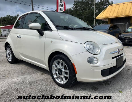 2012 FIAT 500c for sale at AUTO CLUB OF MIAMI, INC in Miami FL