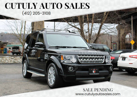 2015 Land Rover LR4 for sale at Cutuly Auto Sales in Pittsburgh PA