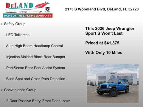 2026 Jeep Wrangler Sport S