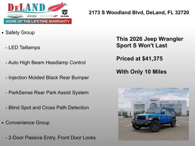 2026 Jeep Wrangler Sport S