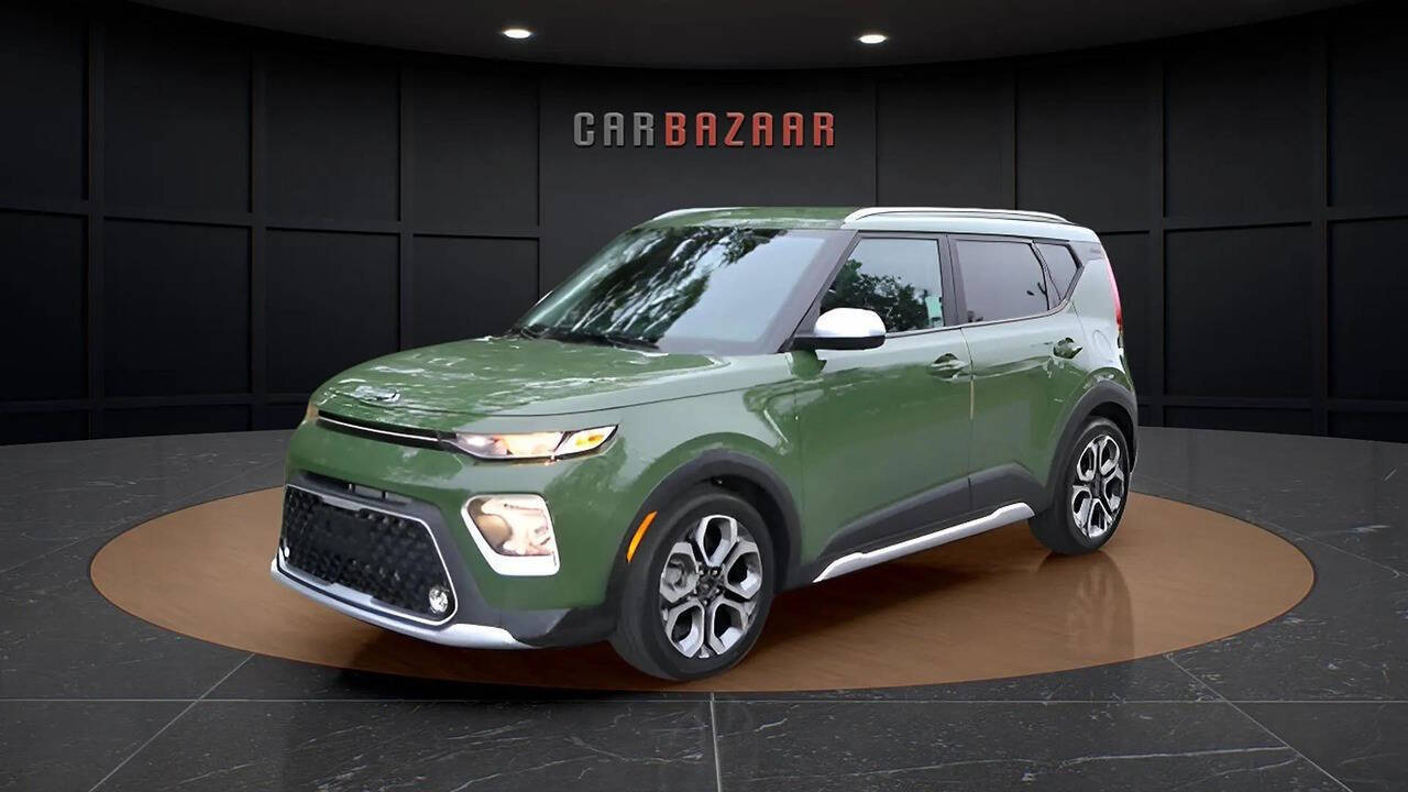 Green 2021 Kia Soul X-Line X-Line 4dr Crossover 1