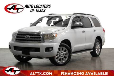 2012 Toyota Sequoia for sale at AUTO LOCATORS OF TEXAS in Plano TX