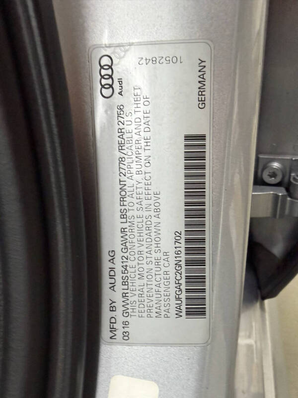 2016 Audi A6 3.0T quattro Premium Plus