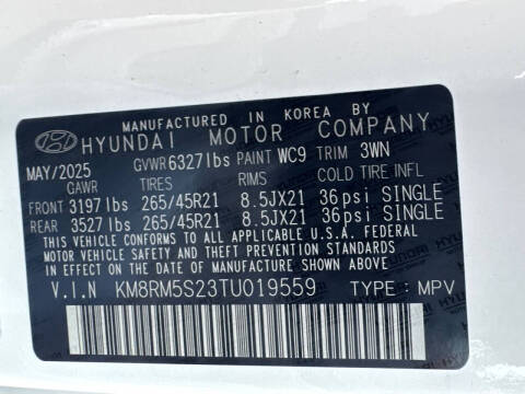 2026 Hyundai Palisade Calligraphy