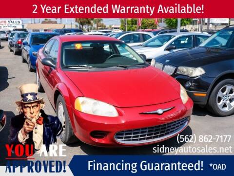 2002 Chrysler Sebring for sale at Sidney Auto Sales in Downey CA
