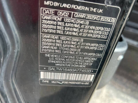 2003 Land Rover Discovery SE