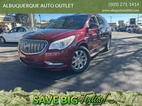 2016 Buick Enclave for sale at ALBUQUERQUE AUTO OUTLET in Albuquerque NM