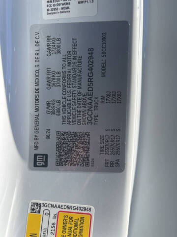 2024 Chevrolet Silverado 1500 Work Truck