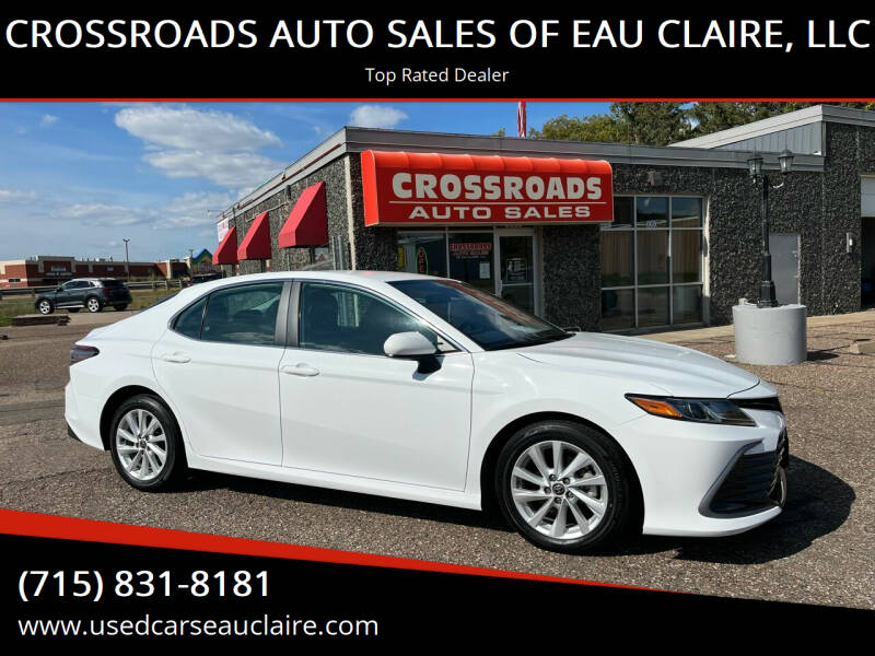 2022 Toyota Camry for sale at CROSSROADS AUTO SALES OF EAU CLAIRE, LLC in Eau Claire WI