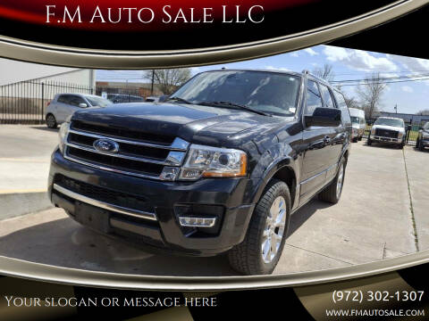 2015 Ford Expedition for sale at F.M Auto Sale LLC in Dallas TX