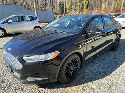 2016 Ford Fusion for sale at Triple B Auto Sales in Siler City NC