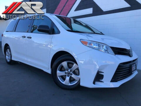 2018 Toyota Sienna for sale at Auto Republic Fullerton in Fullerton CA