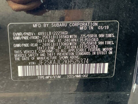 2019 Subaru Forester Sport