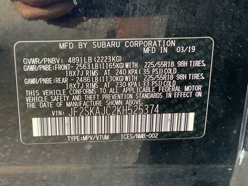 2019 Subaru Forester Sport