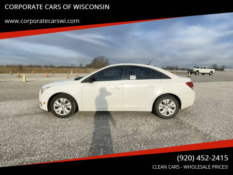 2012 Chevrolet Cruze for sale at CORPORATE CARS OF WISCONSIN - DAVES AUTO SALES OF SHEBOYGAN in Sheboygan WI
