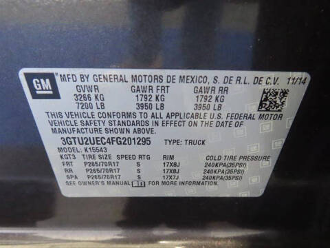 2015 GMC Sierra 1500